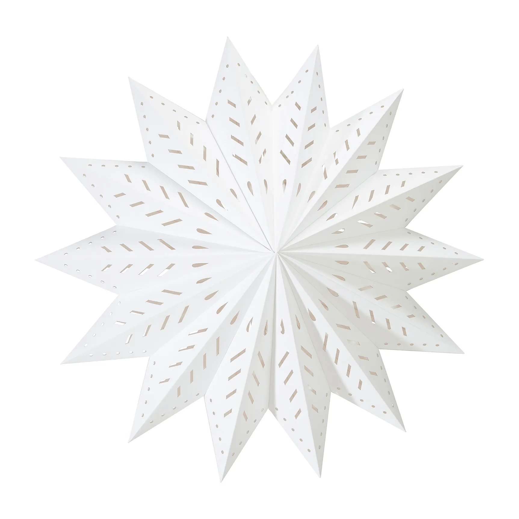 Stella dell'Avvento Alfa, Bianco, 60 cm PR Home