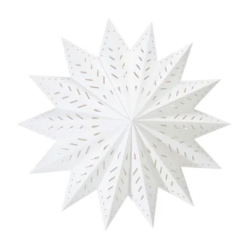 Stella dell'Avvento Alfa - Bianco, 60 cm - PR Home