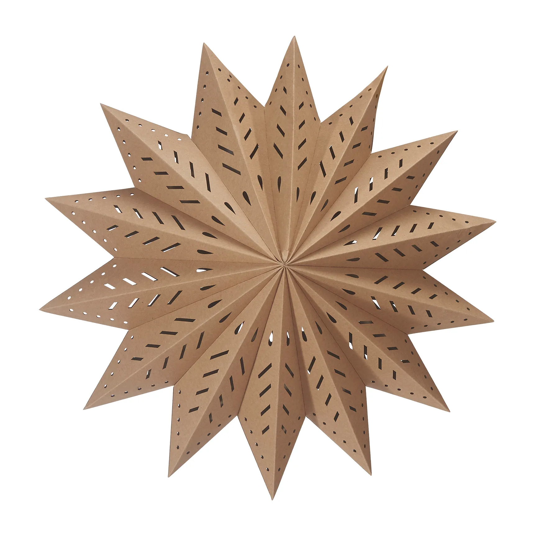 Stella dell'Avvento Alfa, marrone, Marrone, 50 cm PR Home