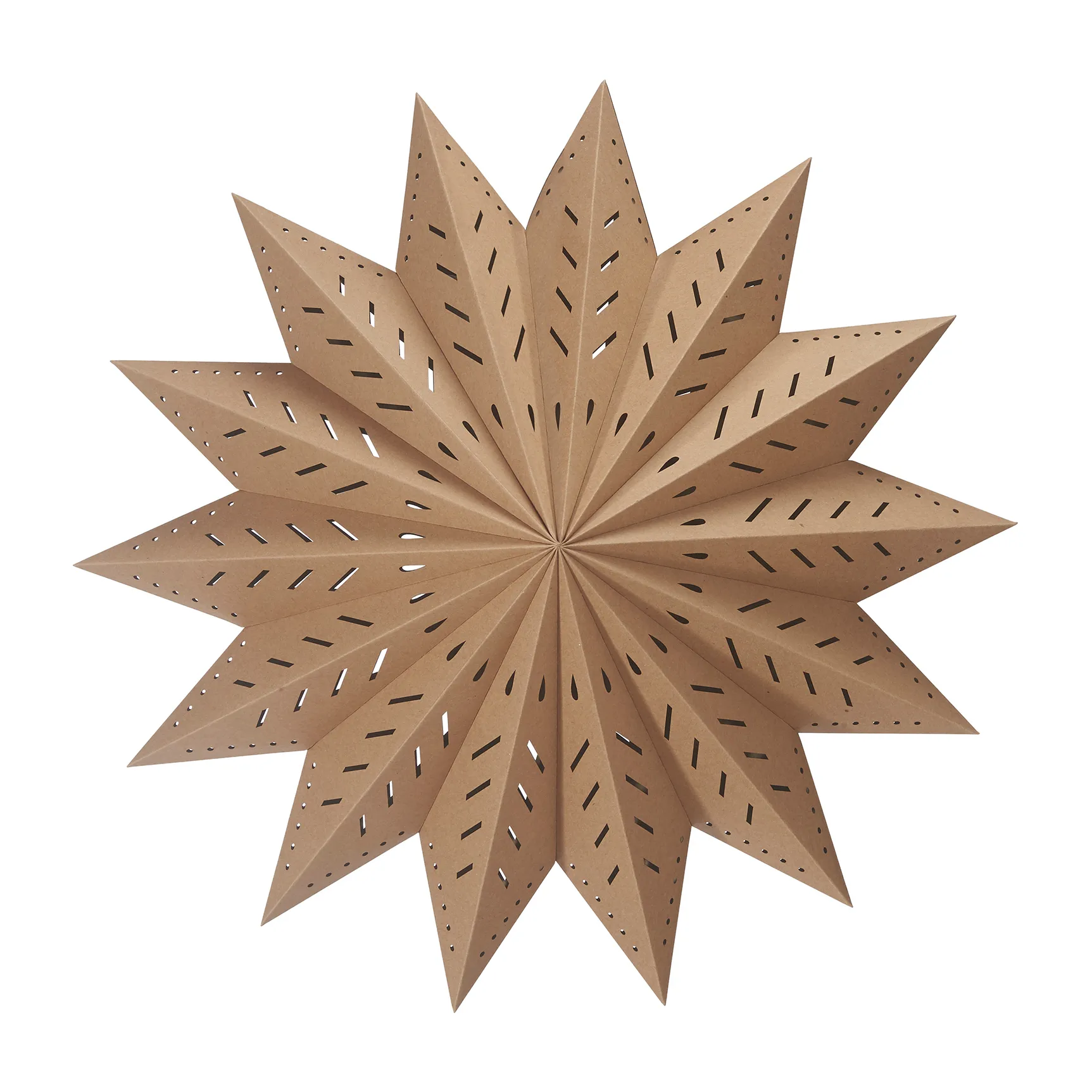 Stella dell'Avvento Alfa, marrone, Marrone, 60 cm PR Home