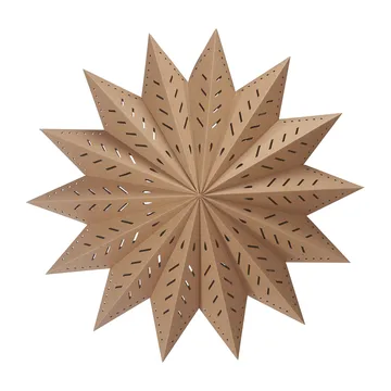 Stella dell'Avvento Alfa, marrone - Marrone, 60 cm - PR Home