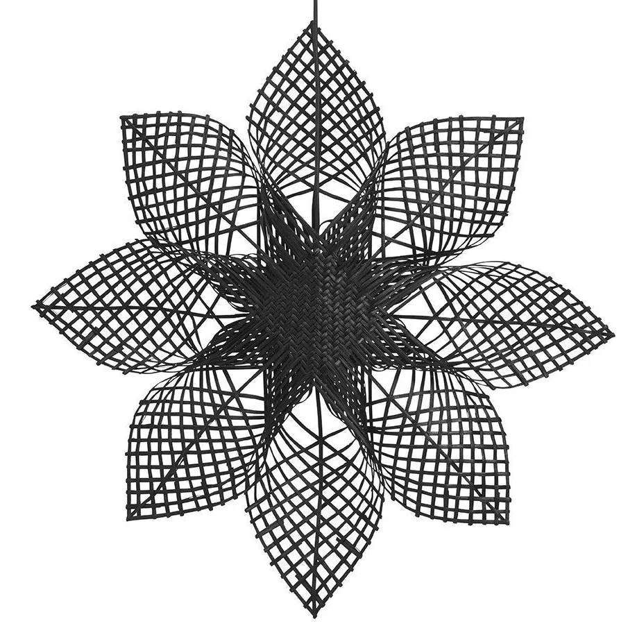 Stella di Natale Anna, nera, 82 cm PR Home