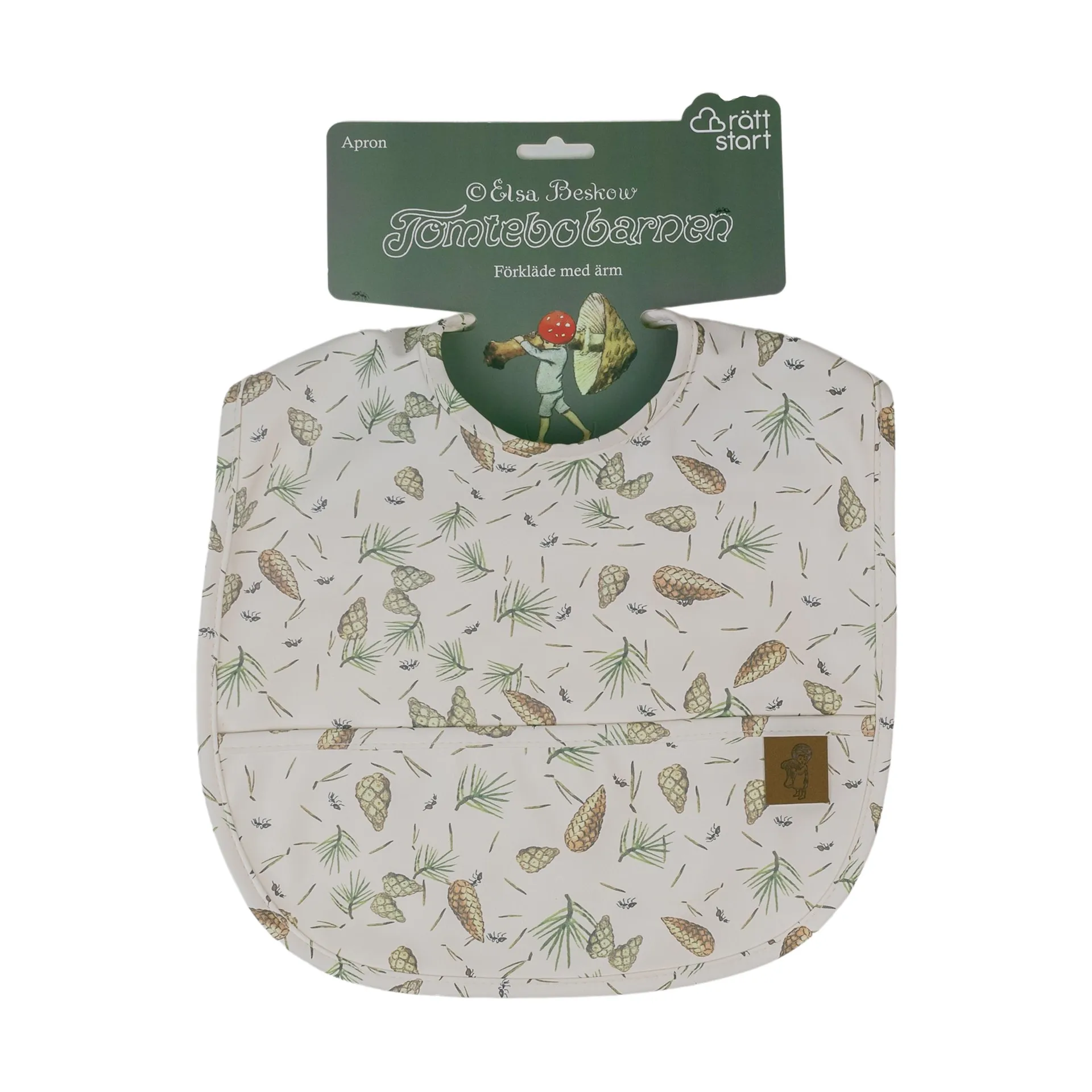 Bavaglino Elsa Beskow Tomtebobarnen, Verde Rätt Start