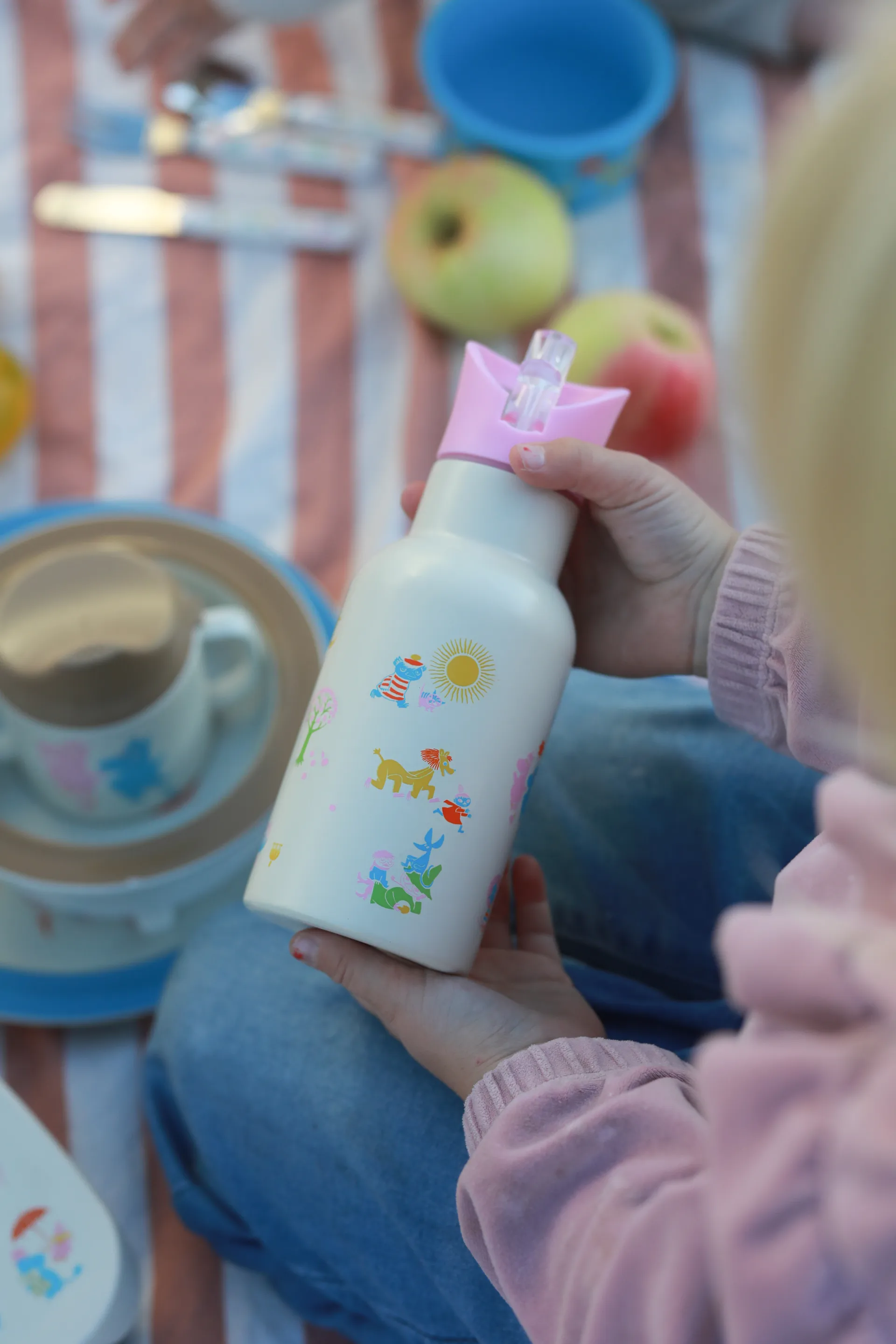 Bottiglia per acqua 34 cl Mumin 80, Beige-rosa Rätt Start