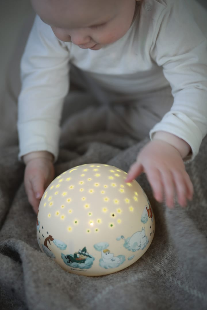 Lampada notturna Mumin con cielo stellato e musica, Giallo Rätt Start