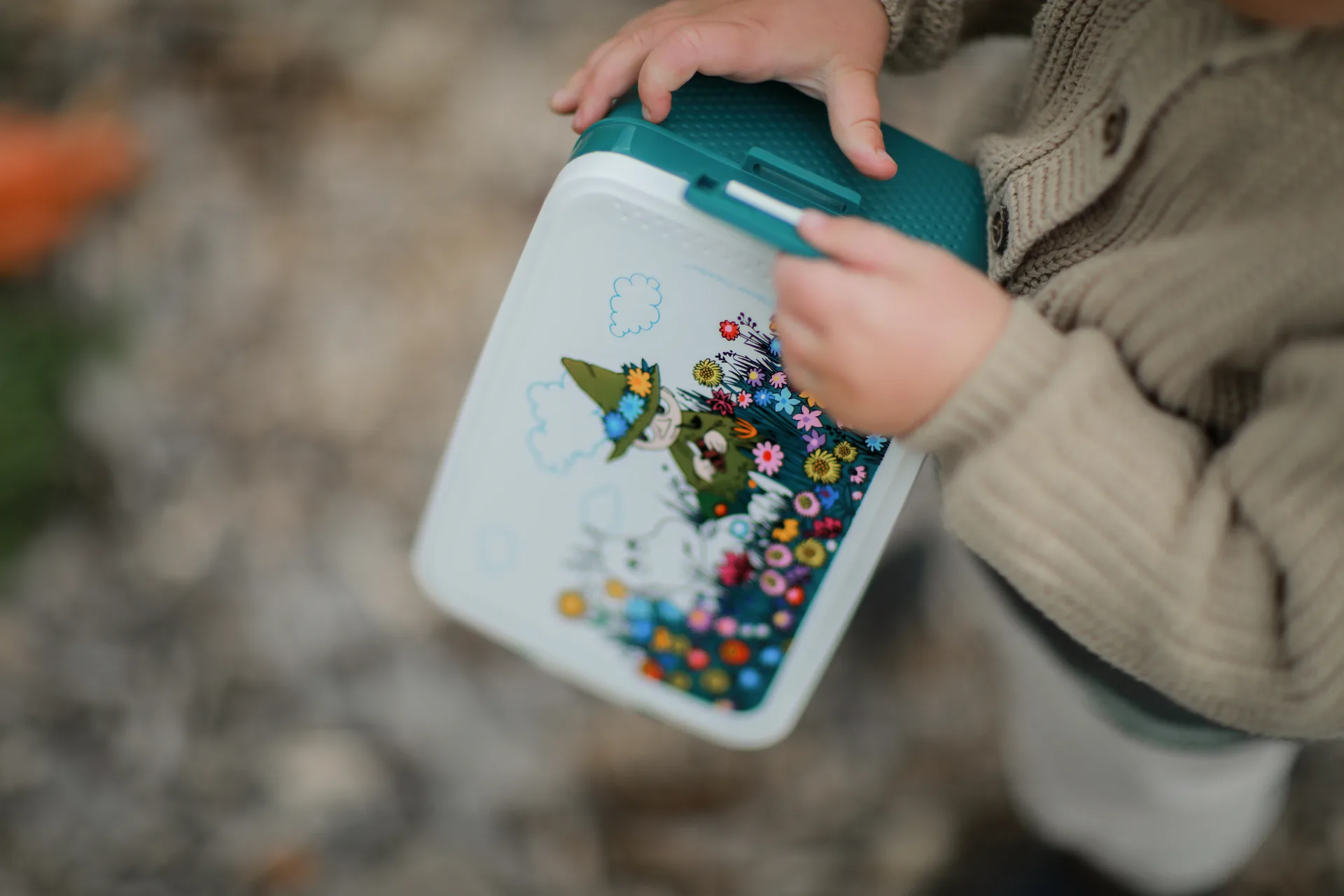 Lunch box Mumin Äng 12x18,5 cm, Verde Rätt Start