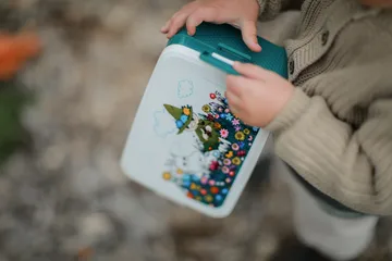 Lunch box Mumin Äng 12x18,5 cm - Verde - Rätt Start