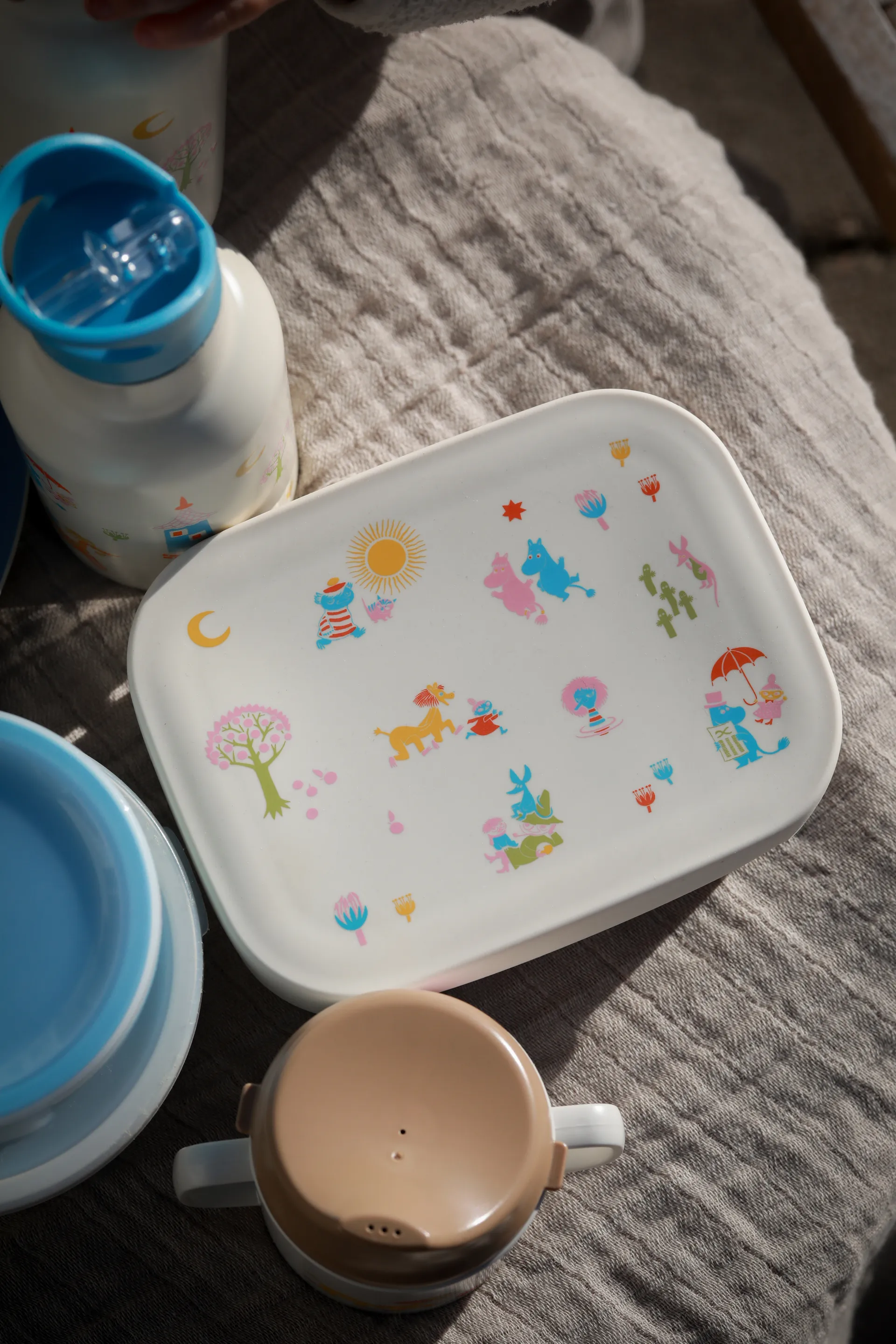 Lunchbox in metallo 13x17 cm Mumin 80, Beige Rätt Start