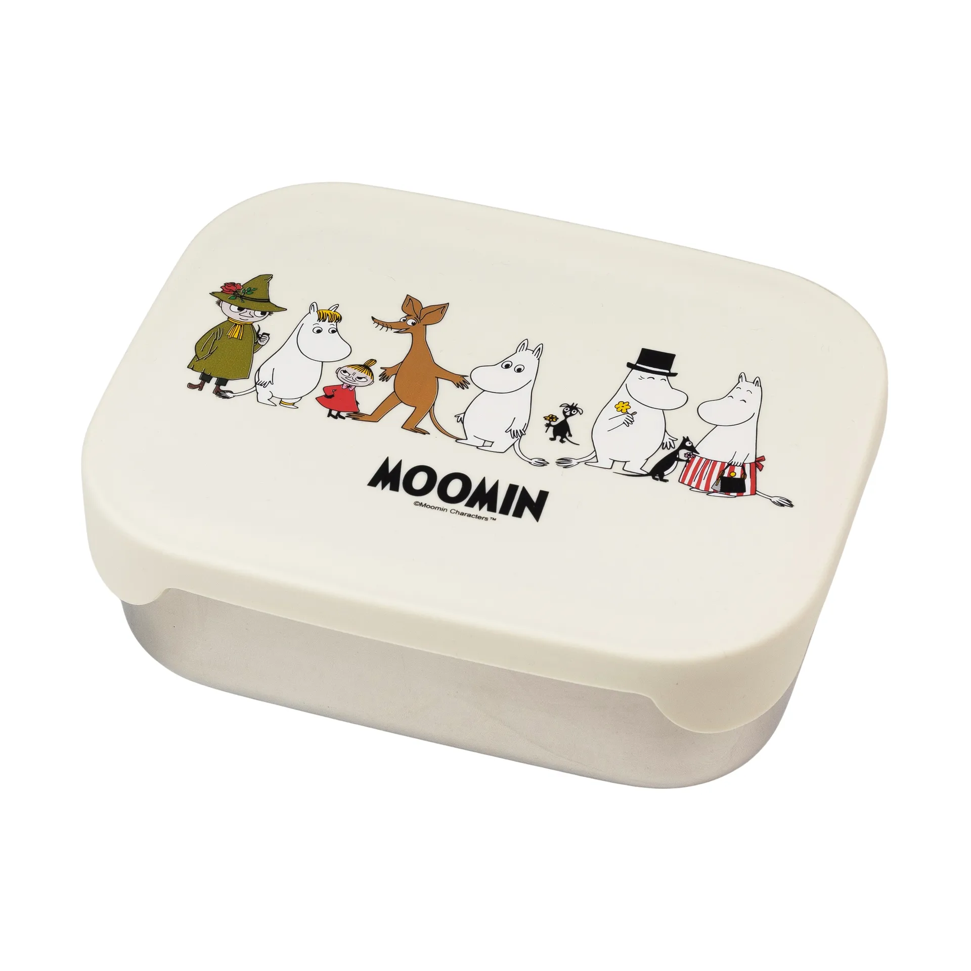 Lunchbox in metallo Mumin Famiglia 13x17 cm, Beige Rätt Start