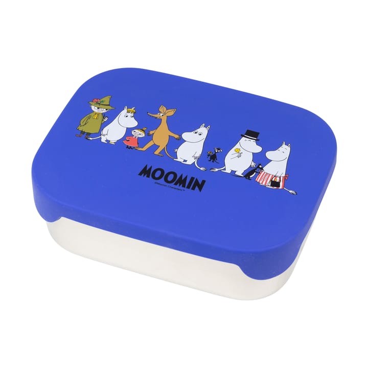 Lunchbox in metallo Mumin Famiglia 13x17 cm - Blu - Rätt Start