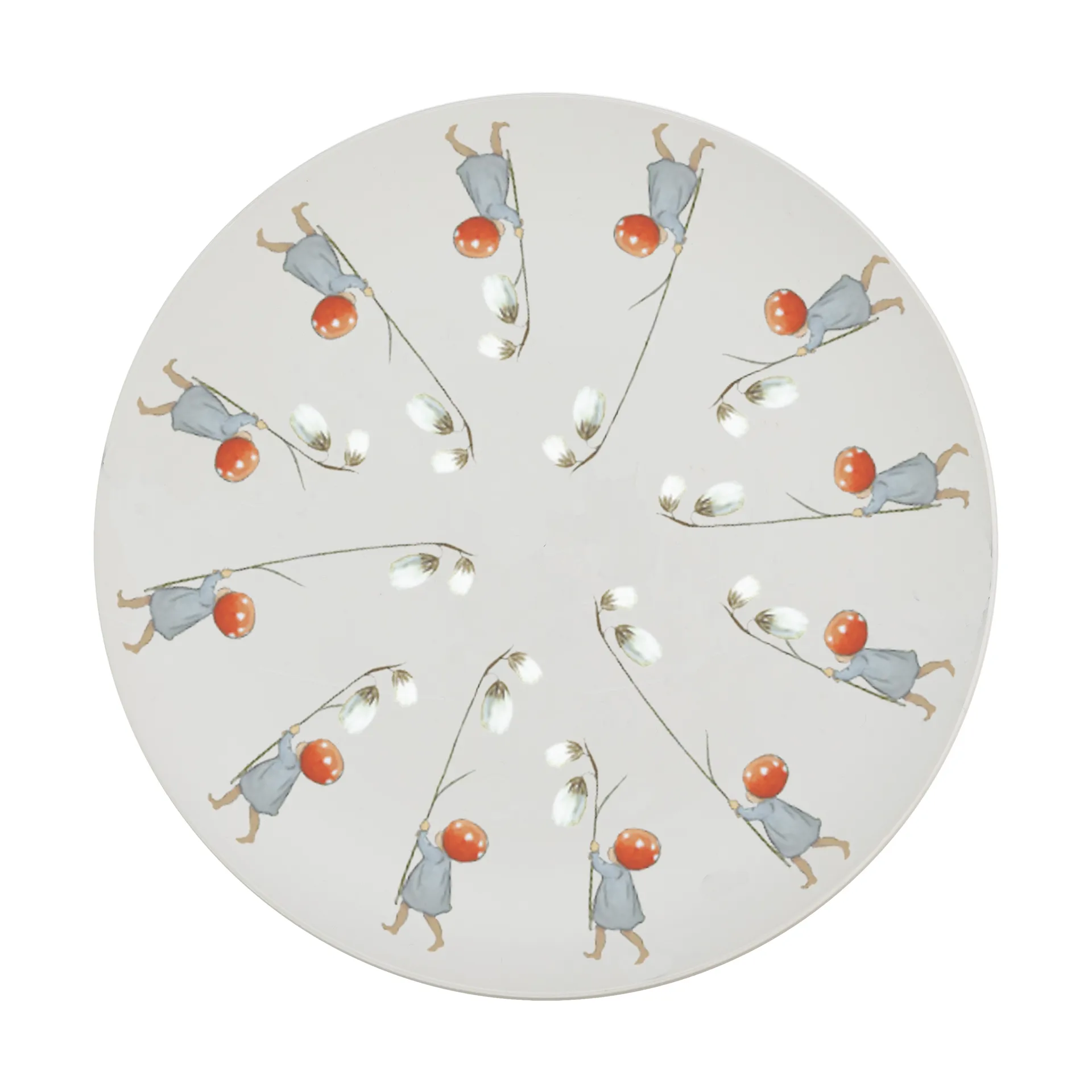 Piatto Elsa Beskow Tomtebobarnen Ø20 cm, Multi Rätt Start