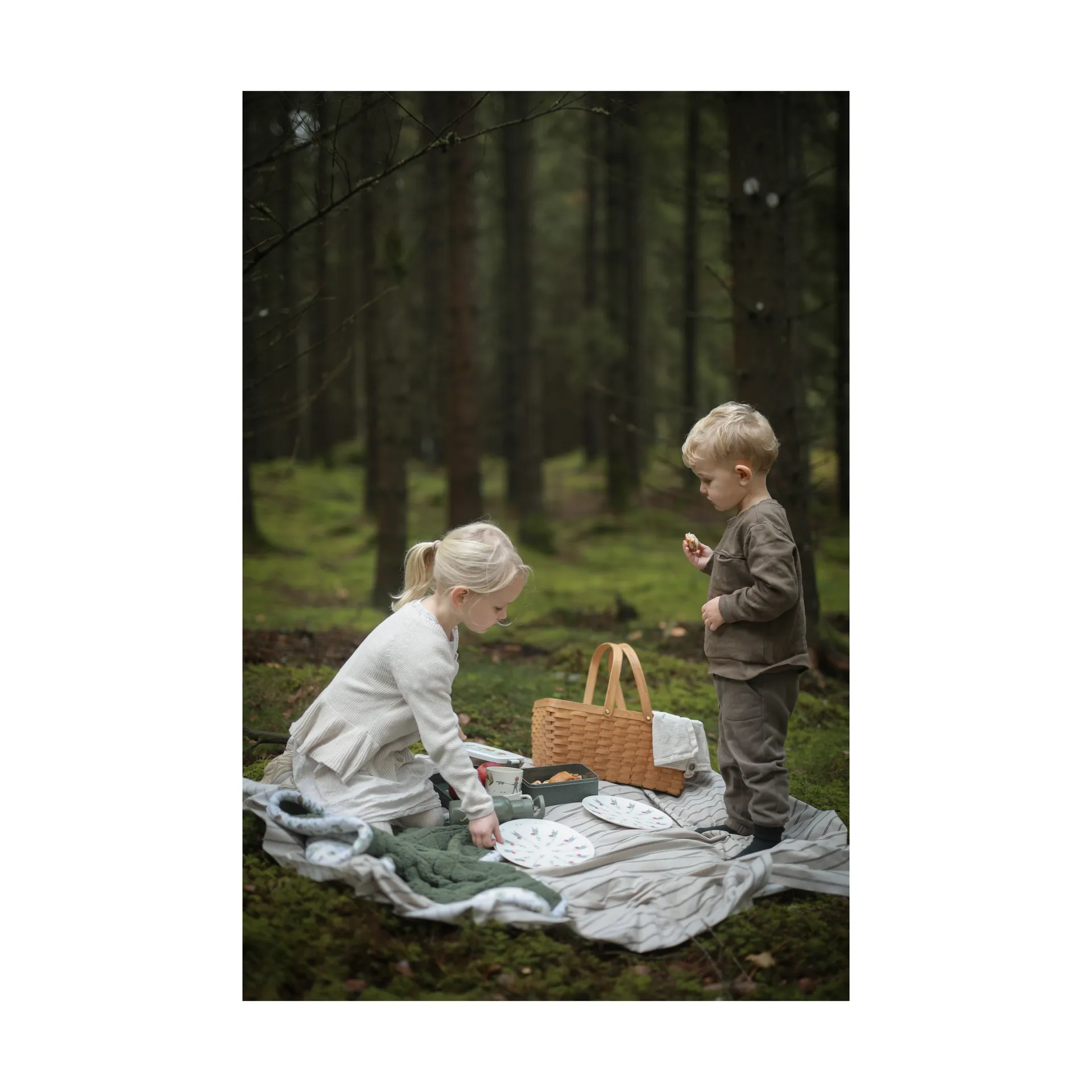 Piatto Elsa Beskow Tomtebobarnen Ø20 cm, Multi Rätt Start