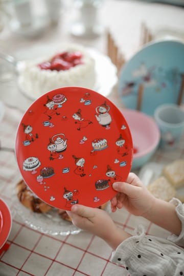 Piatto piano Mumin Lilla My Ø19,8 cm - Rosso - Rätt Start