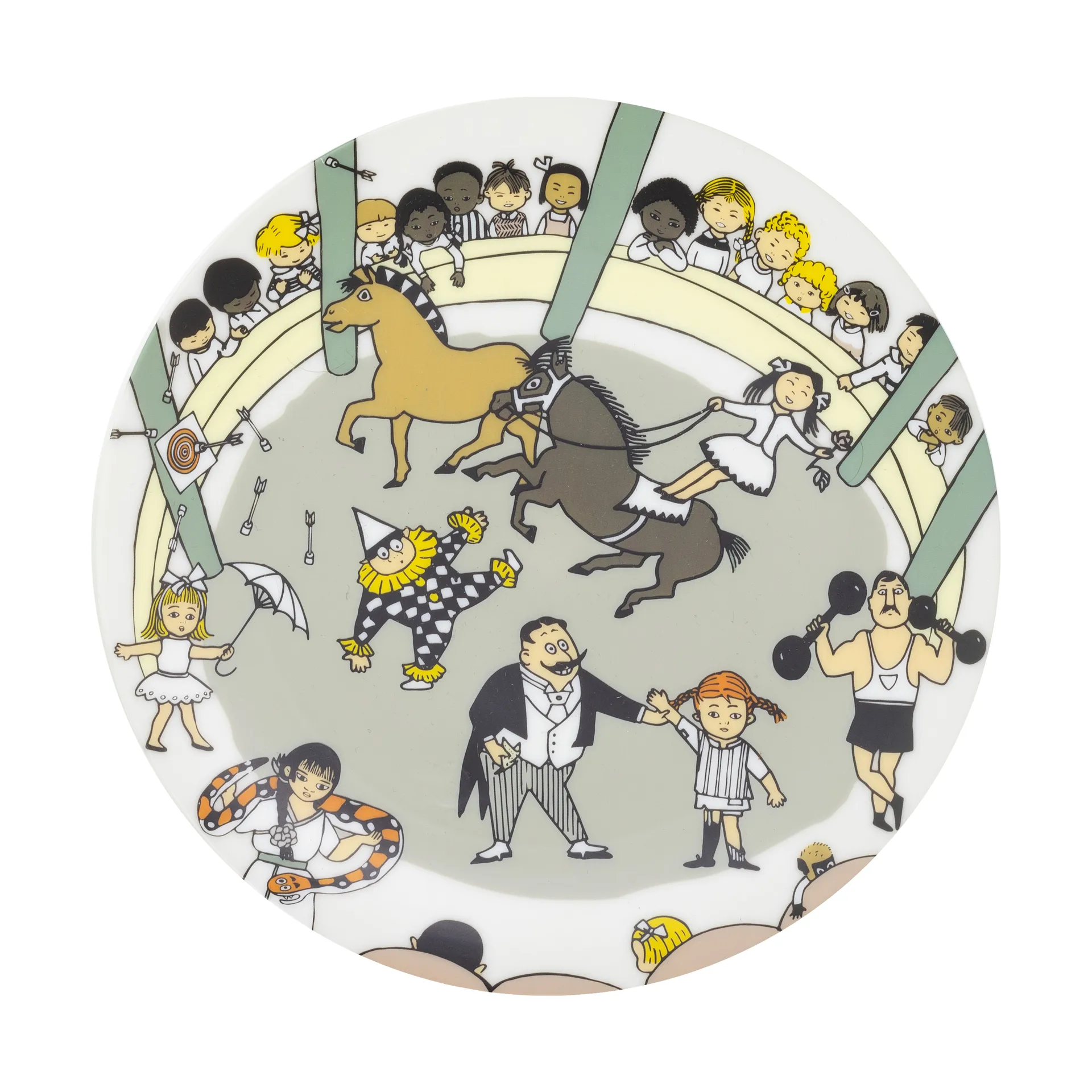 Piatto Pippi Cirkus Ø20 cm, Multi Rätt Start