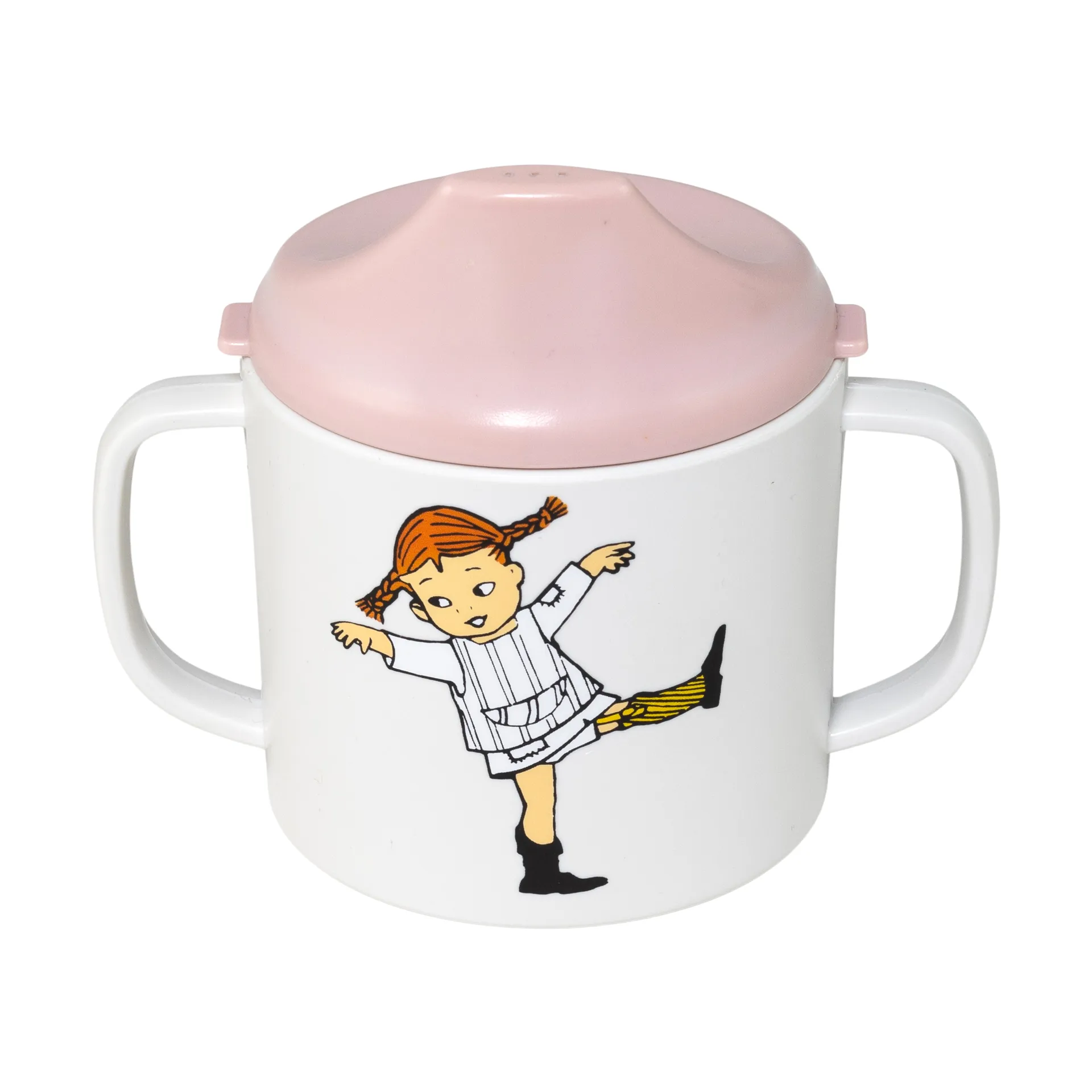 Tazza con beccuccio Pippi Cirkus 20 cl, Rosa Rätt Start