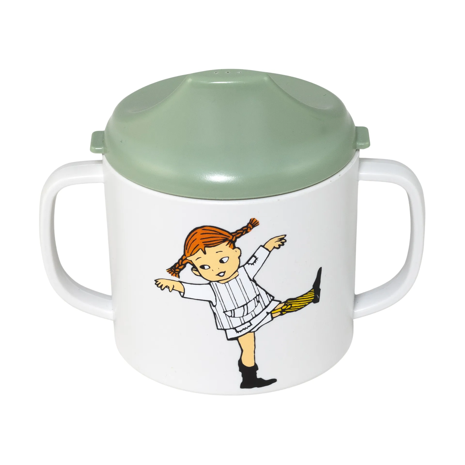 Tazza con beccuccio Pippi Cirkus 20 cl, Verde Rätt Start