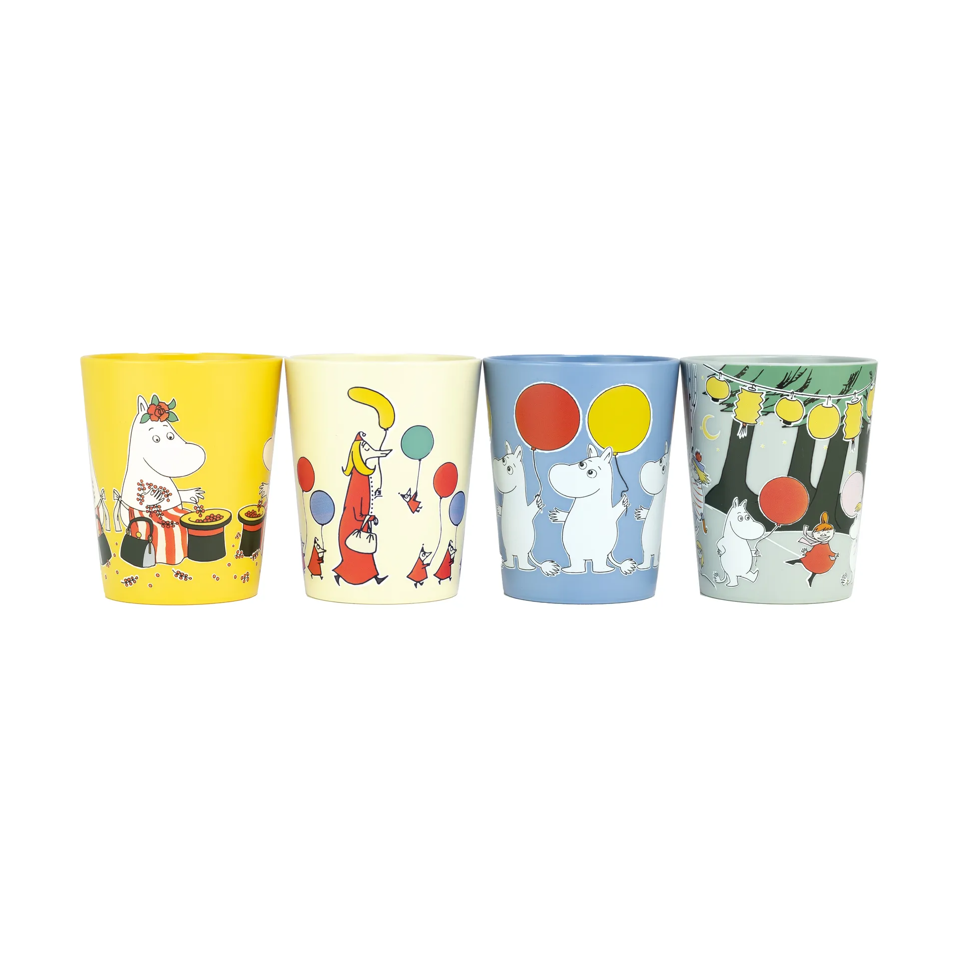 Tazze da collezione Mumin Festività 15 cl set da 4, Multi Rätt Start