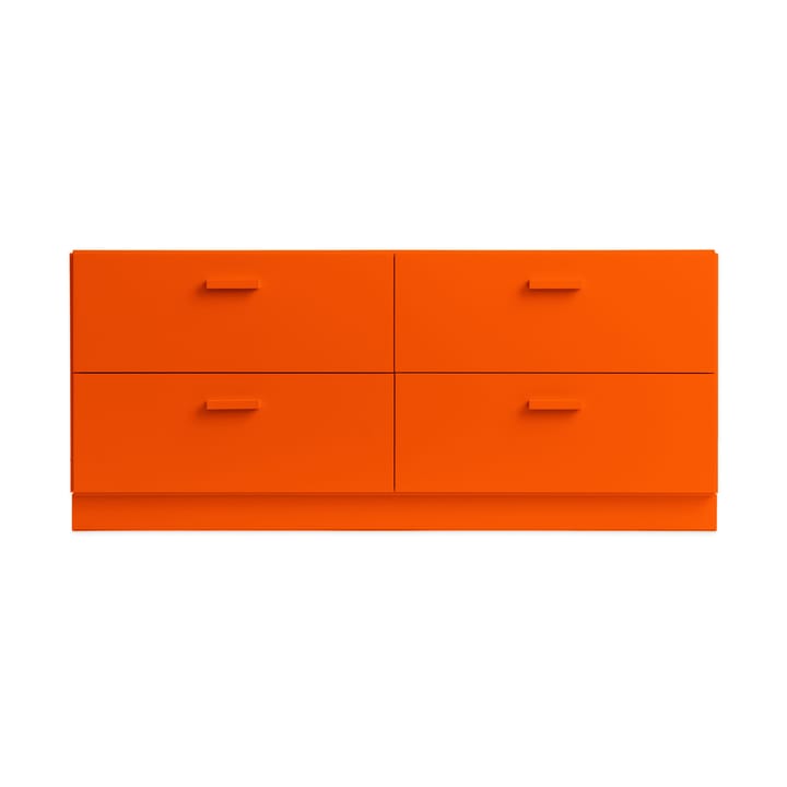 Relief mobile basso con base 123x46,6 cm arancione - undefined - Relief