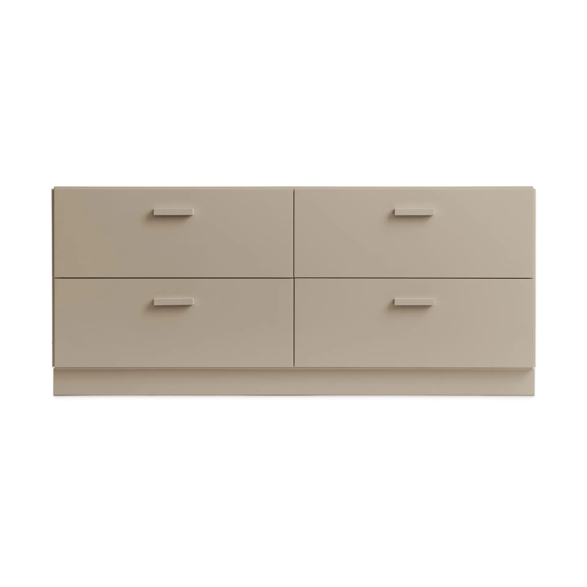 Relief mobile basso con base 123x46,6 cm beige,  Relief