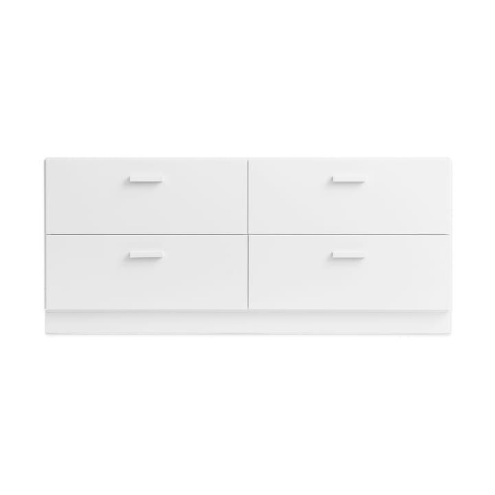 Relief mobile basso con base 123x46,6 cm bianco - undefined - Relief