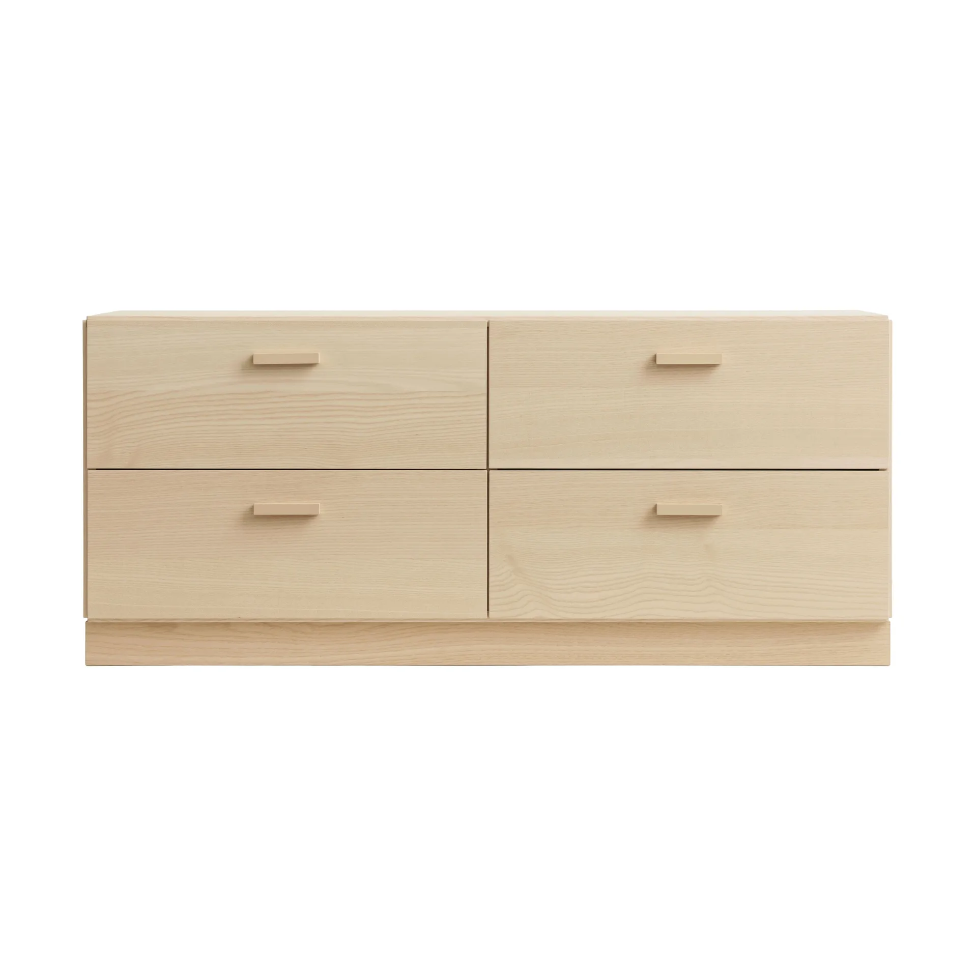 Relief mobile basso con base 123x46,6 cm frassino Relief