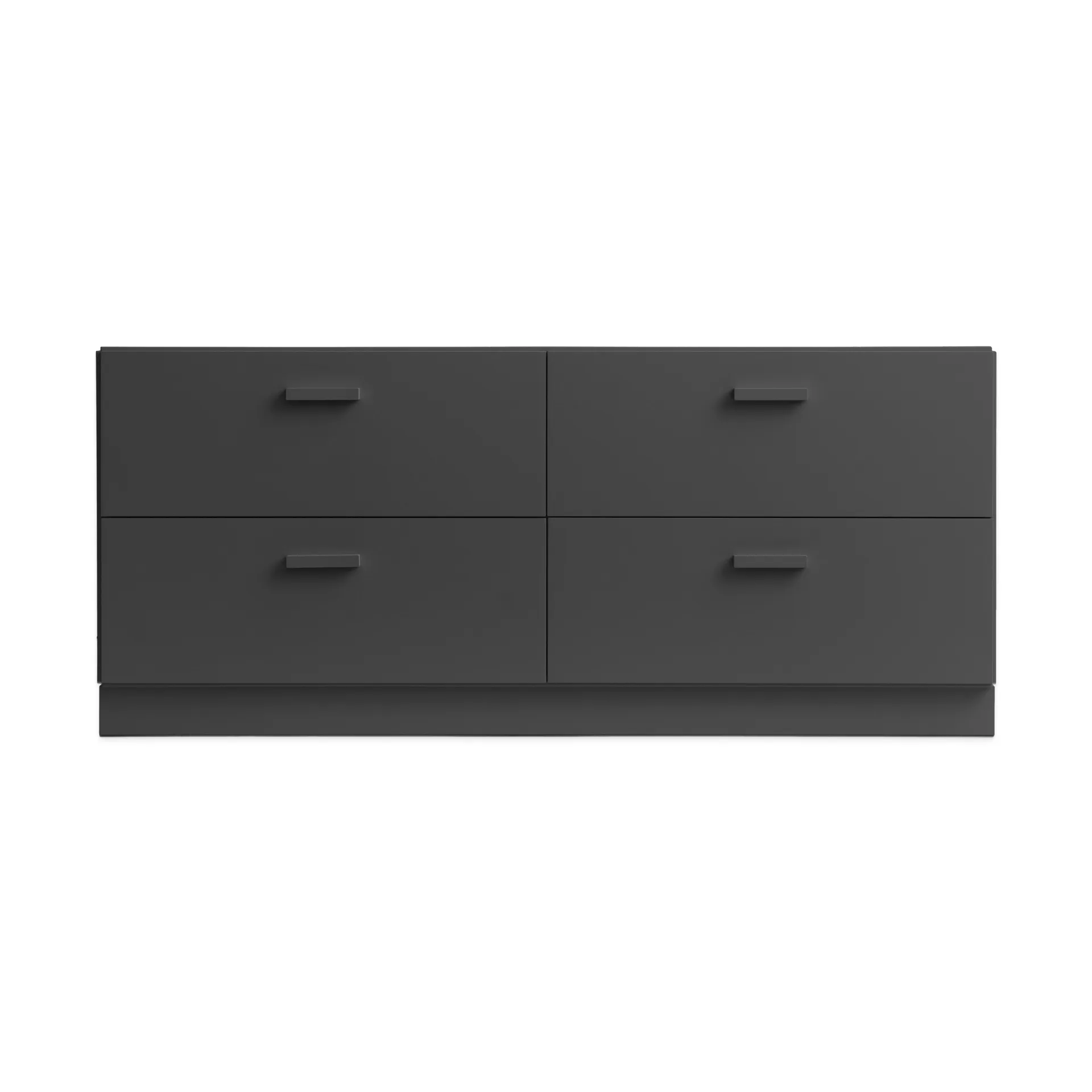 Relief mobile basso con base 123x46,6 cm grigio,  Relief