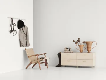 Relief mobile basso con gambe 123x46,6 cm frassino - Relief