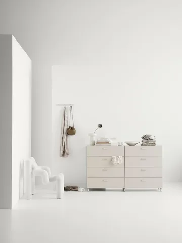 Relief mobile largo con gambe 82x92,2 cm beige - Relief