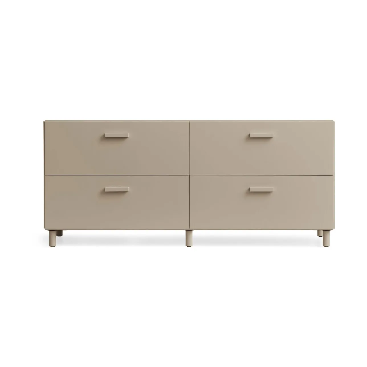 Relief scrivania bassa con gambe 123x46,6 cm beige,  Relief