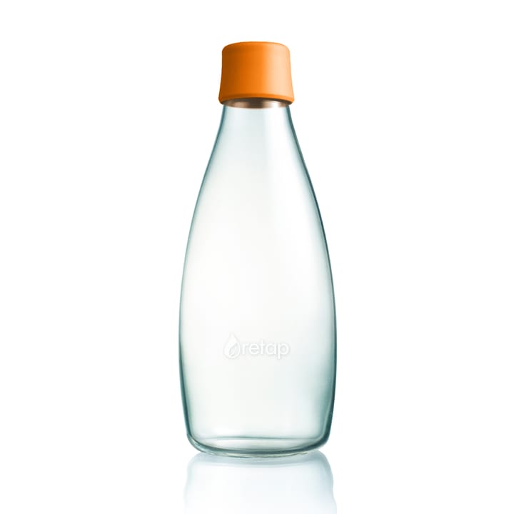 Bottiglia in vetro Retap 0,8 L - arancione - Retap