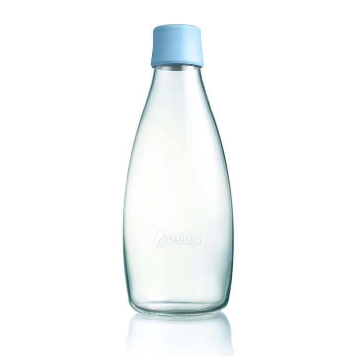 Bottiglia in vetro Retap 0,8 L - baby blue - Retap