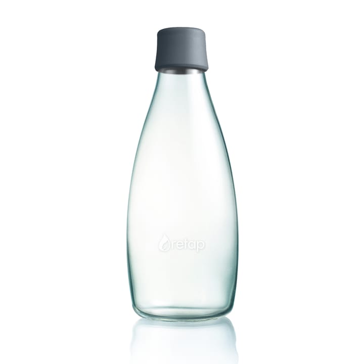 Bottiglia in vetro Retap 0,8 L - grigio - Retap