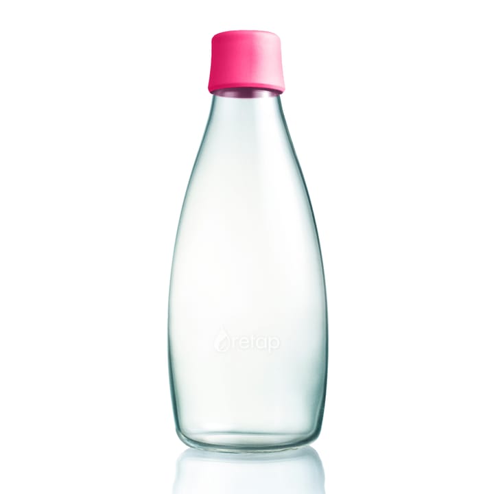 Bottiglia in vetro Retap 0,8 L - rosa - Retap