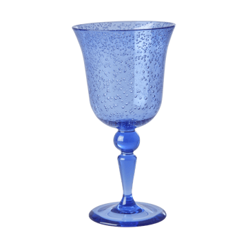 Bicchiere da vino Rice con design a bolle 36 cl - Blu - RICE