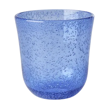 Bicchiere Tumbler design a bolle in acrilico Rice 41 cl - Blu - RICE