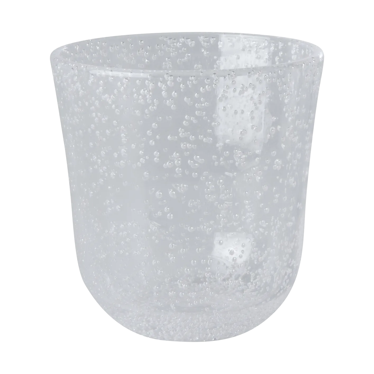 Bicchiere Tumbler design a bolle in acrilico Rice 41 cl, Chiaro RICE
