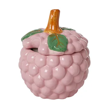 Ciotola in ceramica con coperchio Rice - Rosa - RICE