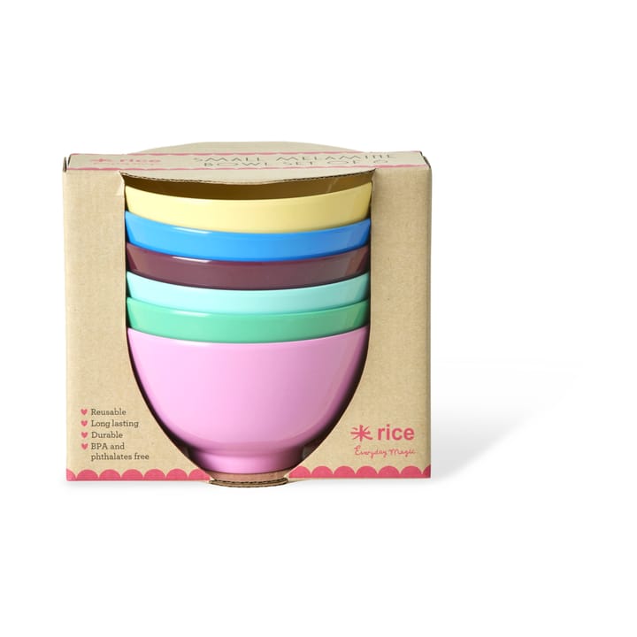 Ciotola in melamina piccola Rice 30 cl confezione da 6 - Show your true colors - RICE