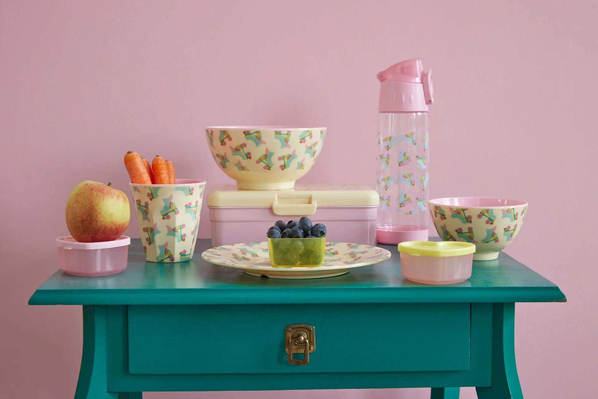 Ciotola per bambini in melamina piccola Rice Ø15 cm, Pattini a rotelle RICE