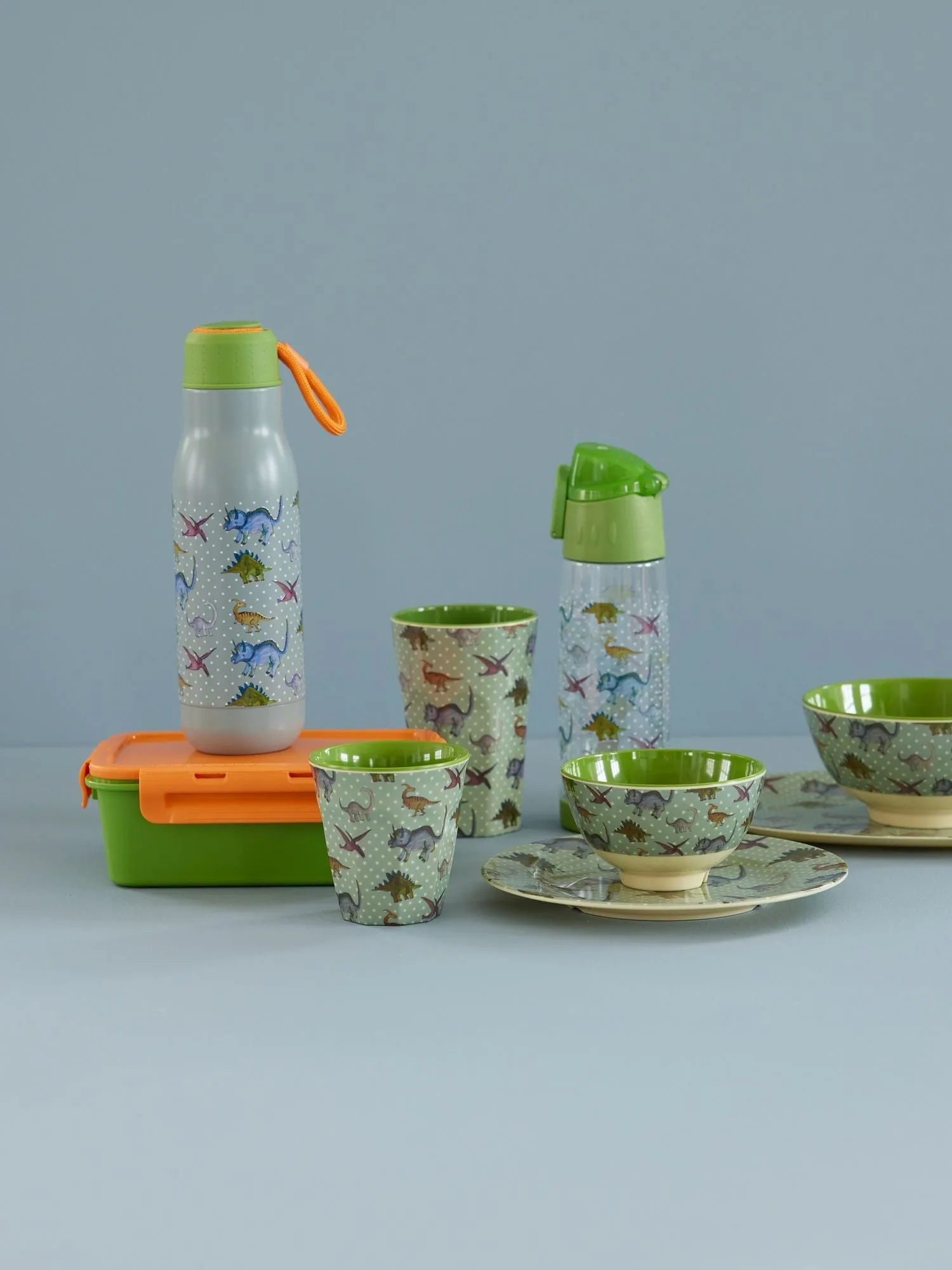 Contenitore per vivande a 3 scomparti Rice, Verde RICE