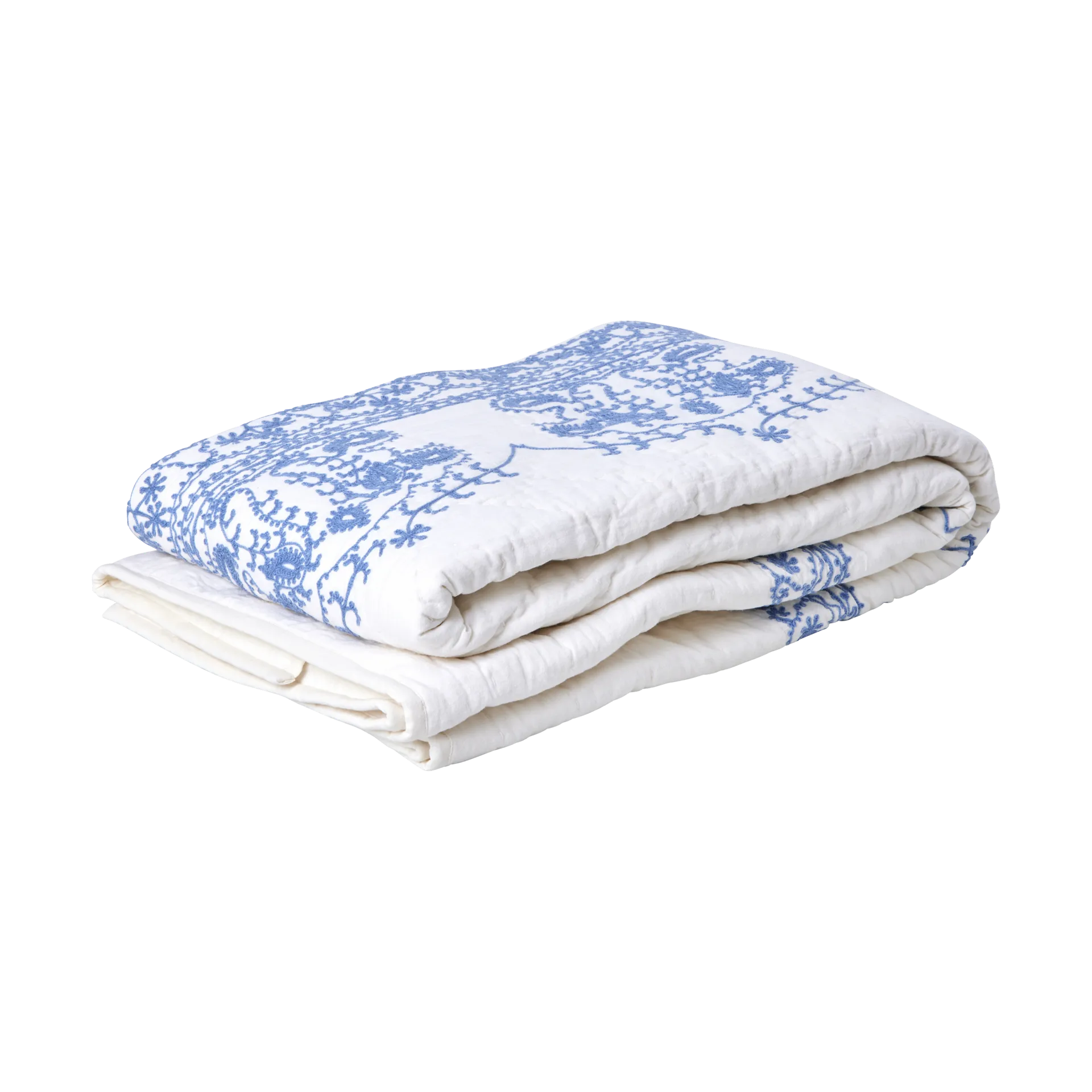 Copriletto trapuntato Rice 140x200 cm, Bianco RICE