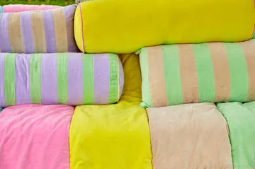 Cuscino Rice 40x80 cm - Neon green-beige - RICE