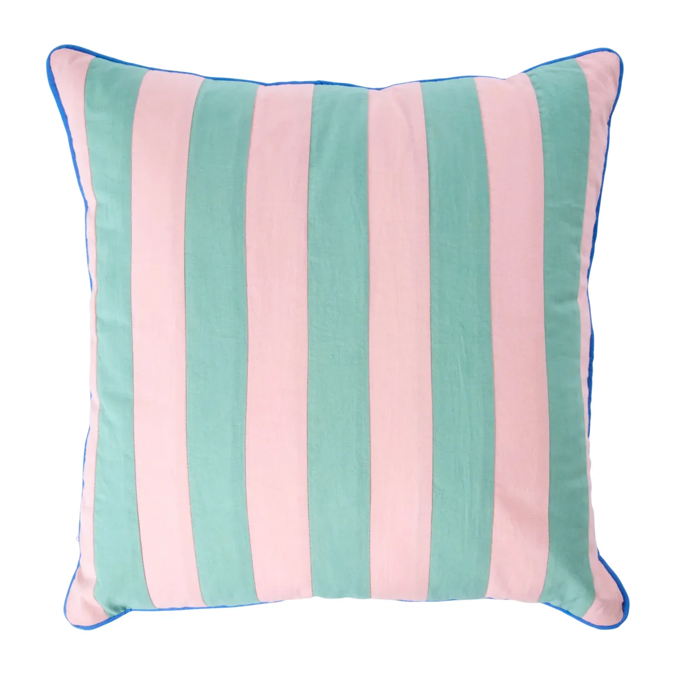 Cuscino Rice a righe 40x40 cm, Pink-green RICE