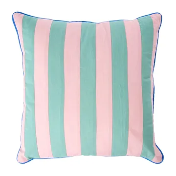Cuscino Rice a righe 40x40 cm - Pink-green - RICE