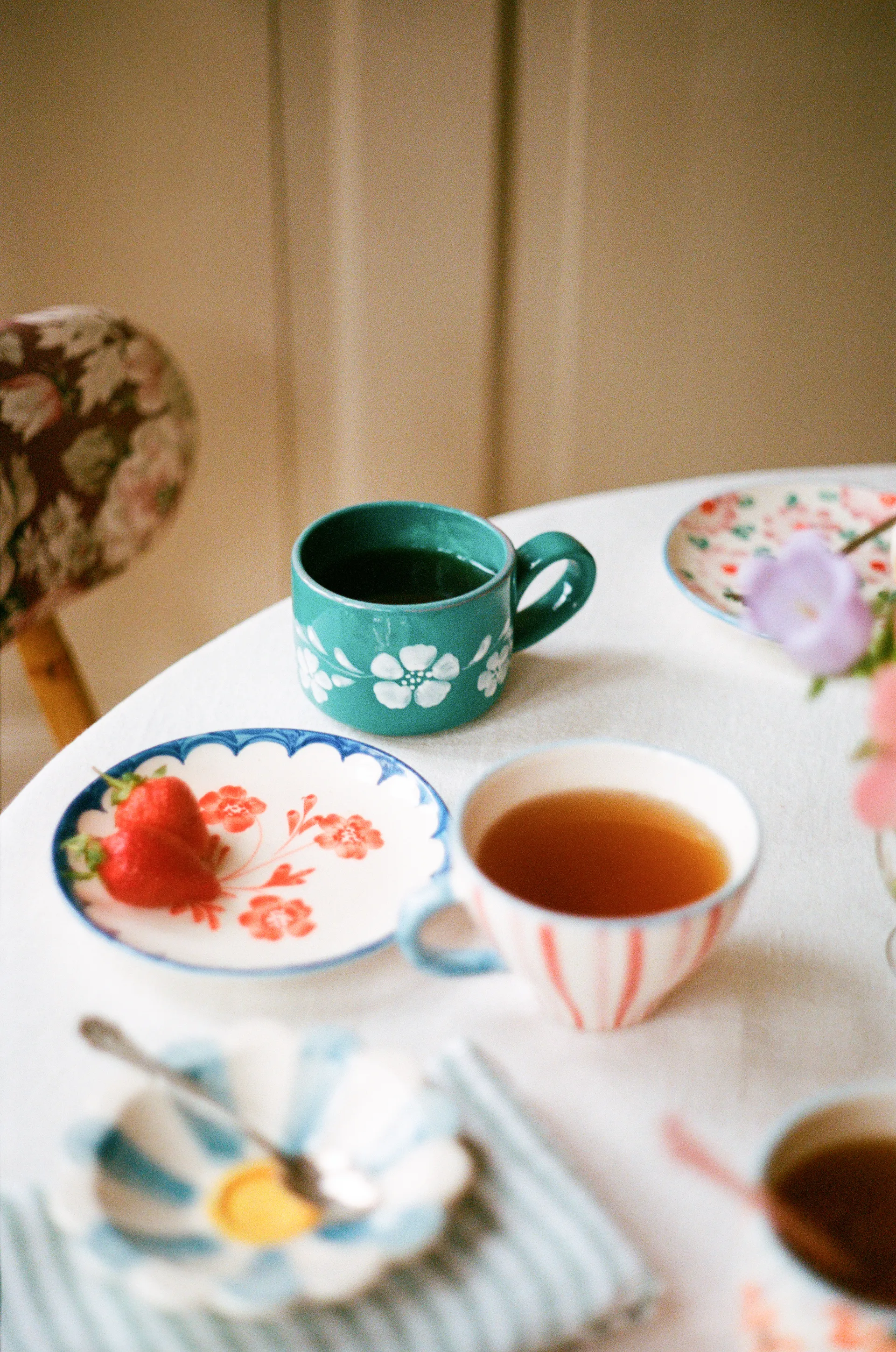 Piatto in ceramica Rice Ø15 cm, Fiore Vintage  RICE