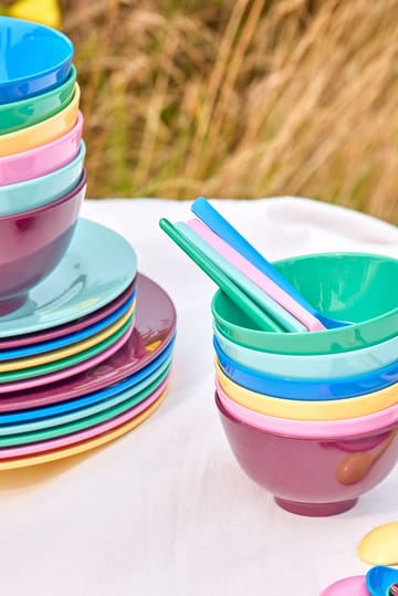 Piatto in melamina Rice Ø21 cm confezione da 6 - Show your true colors - RICE