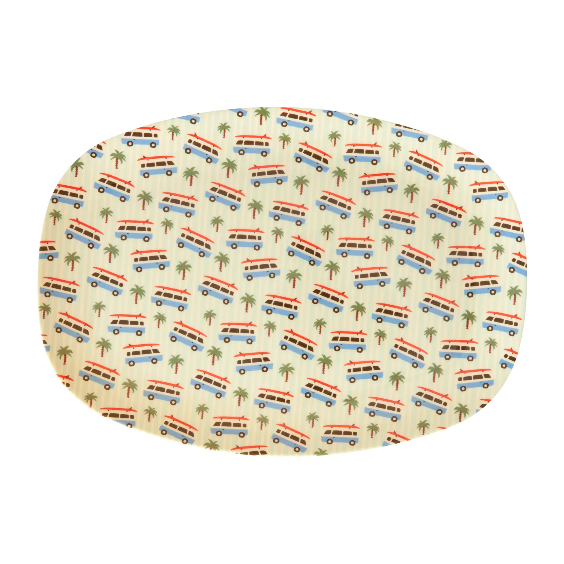 Piatto in melammina 22x30 cm, Cars RICE