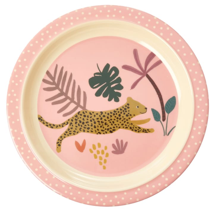 Piatto per bambini Rice animali della giungla - rosa-multicolore - RICE