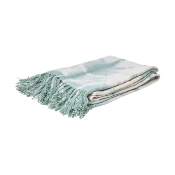 Plaid Rice 125x150 cm - Tie-dye, verde - RICE