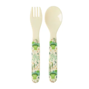 Stoviglie per bambini 4 pezzi Rice - Rana - RICE